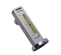 Magnetic Gauge Tool Level Ruler Adjustment Camber Silver 30x20x123mm