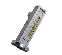 Magnetic Gauge Tool Level Ruler Adjustment Camber,Silver 30x20x123mm