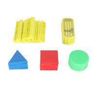 Magnetic Geometry Shapes Set, Educational Math Teaching Aids, 50PCS Multifunctional Puzzle with Counting Sticks, Safe Plastic and Magnet Design for Preschool Learning Ages 3 and Up