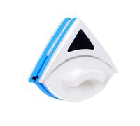 Magnetic Glass Cleaner, For 3-10mm Single-pane Windows, With Replacement Sponge And Safety Rope, Suitable For Windows(Blue,3-8mm)