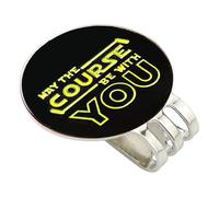 Magnetic Golf Ball Marker - Golf Hat Clip Marker, Metal Cap Marker Tool | Enamel Golf Marker on Cap Visor, Golf Accessories for Golfers, Golf Putting Green Position Identifier
