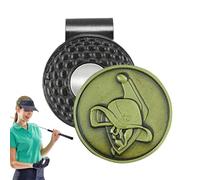 Magnetic Golf Ball Marker Hat Clip | Metal Golf Ball Marker Accessory with Hat Clip - Bag Accessories for Hats Pants Gloves Bags Visors Belts