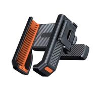 Magnetic Golf Cart Phone Holder Mount with Ultra-Strong N52 Magnets & 360°Rotation,Fit for EZGO/Club Car/Yamaha/ICON,Golf Cart Accessories Compatible for Cell Phone iPhone,Samsung & More (Orange)
