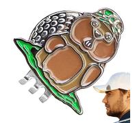 Magnetic Golf Hat Clip, Funny Metal Golf Hat, Magnetic Golf Funny Hat Clip | Small Size Golf Ball Markers with Hat Clip, Field Accessories