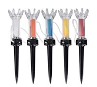 Magnetic Golf Tees - Golf Training Tees for Indoor | 360 Degree Golfing Tee with Rope Connection Bounce Design, Ideal for Swing Trainings, Driving Range, Course Play, 90mm