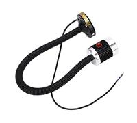 Magnetic Gooseneck Work Light, 5W Flexible LED Industrial Lamp AC220V with Round Magnetic Base, for CNC Machine Lathe Workbench