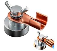 Magnetic Ground Clamp for Welding, 2025 New Magnetic Welding Floor Clamp, Welding Magnet Clamps Tool for Welding, Cutting (3.5 x 3.5 cm), 1 Piece (Large)