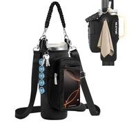 Magnetic Gym Bag for Men and Women, Magnetic Water Bottle Holder for Gym 60oz, Small Gym Bag, Gym Gifts for Women and Men, Black