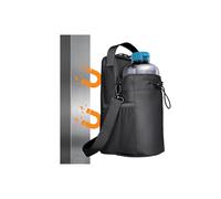 Magnetic Gym Bag for Water Bottle Holder, Pouch Sleeve with Phone Pocket Silicone Towel Buckle and Sling for Men Women Gym Accessories Organizer,Gym Gifts