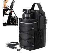 Magnetic Gym Bag, Gym Pouch for Keys and Phone, Portable Leak-Proof Adjustable-Strap Pouch for Hiking Outdoor Workout Commuting Travel Cycling Training
