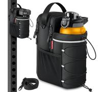 Magnetic Gym bag Sling Sports Bag: Magnetic Gym Water Bottle with 4 Strong Magnets | Holds 64 Oz Cup, Small Pouch for Fitness, Travel, Sports