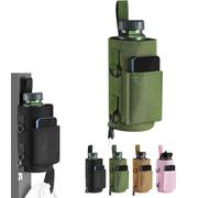 Magnetic Gym Bag, Stronger Magnetic Gym Water Bottle Bag for Men and Women, Adjustable Shoulder Strap 2 Pocket Sports Sling Neoprene Sleeve for Hiking Travelling Camping