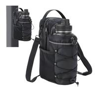 Magnetic Gym Bag with Water Bottle Holder, with 3 Magnet Multi-Purpose Sport Bottle Organizer Headphone Sunglasses Compartments Water Bottle Carrier Holder for Fitness Work Weekend Travel