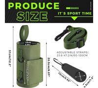 Magnetic Gym Water Bottle Bag Non Slip Magnetic Gym Sling Bag Portable Magnetic