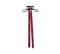 Magnetic Hair Clip Bow - Extra Long 40cm Butterfly Ribbon, No-Slip Magnetic Braid Decoration, 6cm Wide Bow Integrated Styling Clip, Durable Lightweight PP Satin For Wedding Performance School