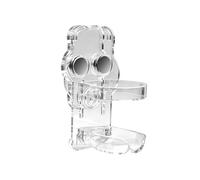 Magnetic Hamster Wat Bottle Holder, Acrylic Magnet Small Animals Water Feeder Brackets with Adjustable Height &No Drip Fit Bottles up to 4.5cm Dia for Gerbil Mouse Rat Degus Guinea Pig Small Pets