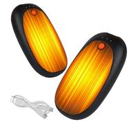 Magnetic Hand Warmers Rechargeable 2 Pack,6000mah Pocket Electric Hand Warmer Reusable, 3s Fast Heating,Portable Electric Hand Warmers Rechargeable For Men Women Outdoor Sports Gifts