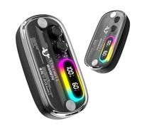 Magnetic Hand Warmers Rechargeable 2 Pack, Electric Hand Warmer Reusable with RGB Lights, 4 Heating Levels & Digital Display,Portable Pocket Handwarmers Heater Gifts for Men Women Golf Skiing Gaming