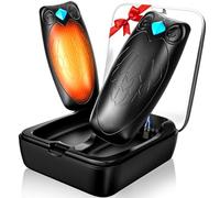 Magnetic Hand Warmers Rechargeable 2 Packs, 14000mAh Electric Hand Warmer with Charging Case, Up to 60H Heating, 3 Heat Settings, Ultra Slim Portable Pocket Heater for Outdoor, Valentine's Day Gifts