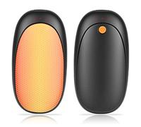 Magnetic Hand Warmers Rechargeable 2Pack, 6000mAh Electric Portable Pocket Handwarmers/ 3 Heating Modes/ 20Hrs Long Heating/Type-C Electric Split/Gifts for Women Men, (Black)