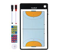 Magnetic Handball Board: Lightweight Double-Sided Erasable Clipboard, Half Court and Full Planning | Training Tool for Sessions