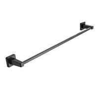 Magnetic Hanger Extra Towel Holder Bar For Straight Towel Radiators (Black Square)