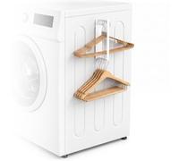 Magnetic Hanger Organizer - Hanger Storage Rack for Washing Machine & Closet Laundry Room