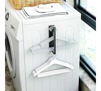 Magnetic Hanger Organizer - Hanger Storage Rack for Washing Machine & Closet Laundry Room