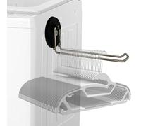 Magnetic Hanger Organizer Stacker,Clothes Hanger Holder for Closet Laundry Room Washing Machine - Keeps Hangers Handy and Organized,Hanger Clips Storage Rack,Towel Rack(No Drilling,No Adhesive)