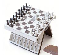 Magnetic Hangman Game,Portable Book-Style 3D Hangman Board Game,Spelling & Word Challenge for Family, Travel, Parties & Holidays (Playbook'd Chess)