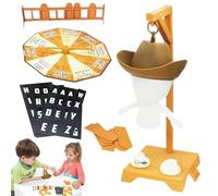 Magnetic Hangman Mystery Word Game - Glowing in the Dark Travel Board Game, Thinking Games, Creative Gathering Toys