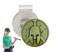Magnetic Hat Clip Golf,Metal Golf Ball Marker Accessory with Hat Clip | Accessories for Men Women Golfer, Removable Attaches Easily to