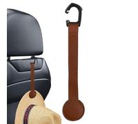 Magnetic Hat Organizer - Leather Bag Hanger Magnetic Caps Clip For RV Travel & Truck | Multi-Purpose Rack | Sturdy And Aesthetic Windproof Hat Hook For Car Seatback, Home Door, And Entrance Wall