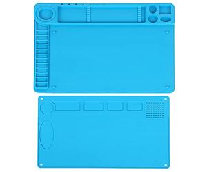 Magnetic Heat Insulation Silicone Soldering Mat, Anti - Static Repair Platform with Ruler, High - Temperature Resistant Work Desk Pad for Phone PC Tablet Repair