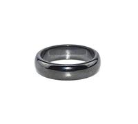 Magnetic Hematite Ring Slimming Effect Unisex Ring Portable Jewelry Accessories Absorb the Negative Energy Ring Fashion for Gift, Daily Wear