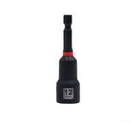Magnetic Hex Nut Driver 65mm Socket Adapter for Drill - for Versatile Steel Extension Sleeve Machinery Work 10mm(12mm)