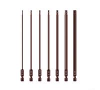 Magnetic Hex Screwdriver Bits Set, 150mm Length, 7 Sizes for Various Screws, Perfect for Electric and Pneumatic Drills (5)