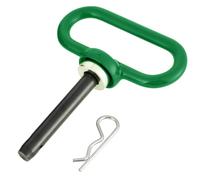 Magnetic Hitch Pin - Heavy Duty Ultra Strong Neodymium Magnet Trailer Gate Pin for Easy One-Handed Hook On & Off, for Lawn Mower Trailer Hitch Pin and Tow Behind Attachments（Green）