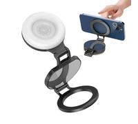 Magnetic incident light, adjustable torch with mirror