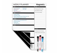 Magnetic Innovations Large A3 Dry Wipe Magnetic Whiteboard, Ideal as a Weekly Family Planner | Meal Planner | Memo Board | Calendar | Homework Planner