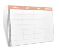 Magnetic Innovations Weekly Meal/Menu Planner Notepad, 54 Sheets