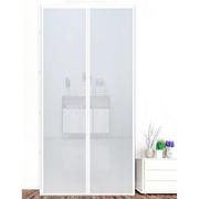 Magnetic Insect Door Net Screen Door Bug Keep Insects Out Mosquito Fly Insect Mesh Guard 2 Colour 20 Sizes 8 Day Delivered Easy to Use for Balcony Sliding Doors Living Room(Light White,145x185cm)