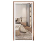 Magnetic Insect Screen Door 120x240cm White Side Opening No Drill Bug Mesh for Sliding Doors Patio Doors French Doors Plisse Door Easy Installation