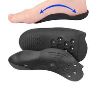 Magnetic Insoles for Men - Magnetic Flat Foot Corrector Half-Insole - Invisible Flexible Foot Correcting Shoe Inserts for Athletes Youth Men Boys Teens Women