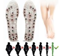 Magnetic Insoles, Pressure Point Reflexology Insole, Massage Slimming Insoles, Orthopedic Insoles, Magnetic Foot Acupuncture Point Therapy Insole for Women and Men,39