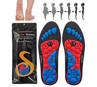 Magnetic Insoles, Reflexology Acupressure Insoles, Soft and Comfortable, Moisture Wicking, Easy to Cut, Relieves Foot Fatigue, for Daily Commuting, Leisure Walking, Fitness Training
