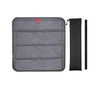 Magnetic Insulated Roof Vent Sun Cover for Most MaxxAir Fan, Fantastic Fan, RV Fan Ventilation Cover, 41 x 41 cm (Gray)