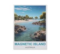 Magnetic Island Australia，Jigsaw Puzzles for Adults 1000 Piece, Classic Puzzle Teens Boys Girls Puzzles Sturdy Tight Fitting Pieces,Letters On Back for Ideal Challenging And Gift（38x26cm）-A75
