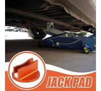 Magnetic Jack Pad - Universal Car Floor Jack Adapter | Pinch Weld Frame Rail Protector | Grooved Aluminum Nylon Lifting Puck For Vehicle, Truck, SUV, RV - Anti-Slip Stable Support For Modifications