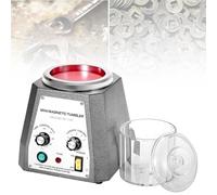 Magnetic Jewelry Polisher, Bench Buffer Polisher, Jewelry Polisher Finisher Machine, 2000rpm Adjustable Speed with Timing Function, for Deburring, Chamfering
